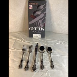 Oneida 5 Pc Setting Heirloom Michaelangelo - Heirloom Stainless NEW IN BOX